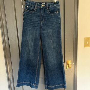 Anthropologie wide leg jeans